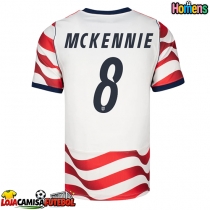 Camisa de Futebol Estados Unidos Weston McKennie #8 Equipamento Principal Mundo 2026 Manga Curta